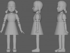 squid game netflix 3D Model