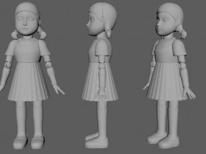 squid game netflix 3D Model