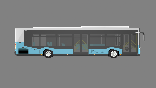 electric bus 3D 모델 .c4d .max .obj .3ds .fbx .stl .blend 