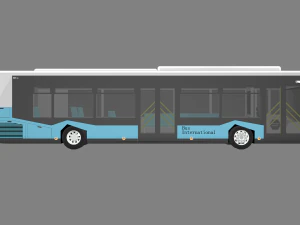 elektrikli otob&uuml;s 3D Model