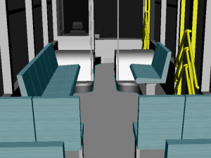 electric bus 3D 모델