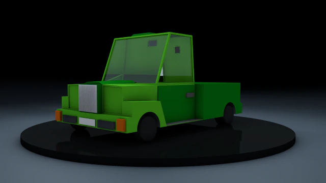 car lowpoly 3D Model .c4d .max .obj .3ds .fbx .stl .blend 