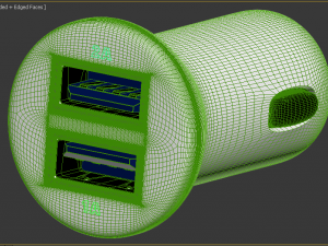 usb car 3D-Modell