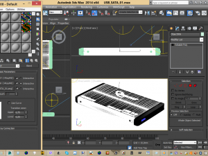 usbsata Model 3D