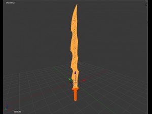 sci fi laser sword 3D-Modell