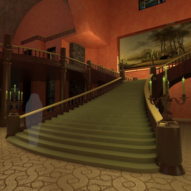 castle 3D Модель .c4d .max .obj .3ds .fbx .stl .blend 