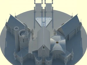 castello Modello 3D