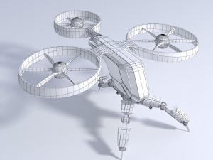drone 3D 모델