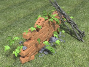3d climbing plant 3Dモデル