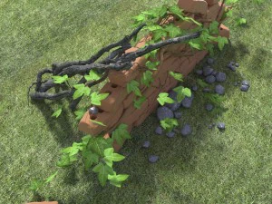 3d climbing plant 3D Model