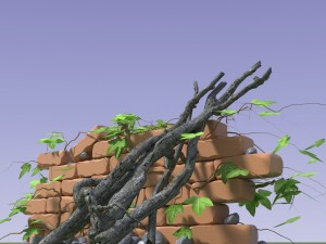 3d climbing plant 3Dモデル