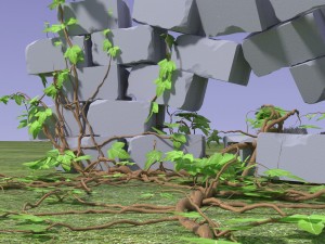 3d climbing plant 3Dモデル