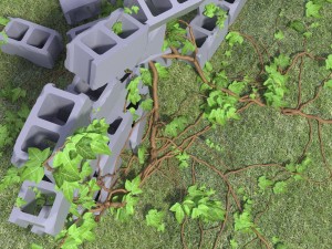 3d climbing plant 3Dモデル