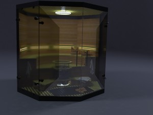 sauna Modèle 3D
