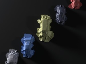 fabric on the car 3D Model