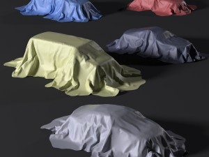 fabric on the car 3D Model