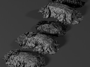 fabric on the car 3D Model