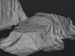 fabric on the car 3D Model
