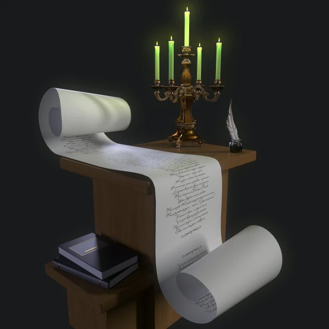 candlestick 3D Model .c4d .max .obj .3ds .fbx .stl .blend 