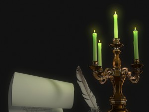 candlestick Model 3D