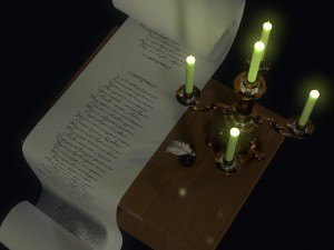 candlestick Model 3D