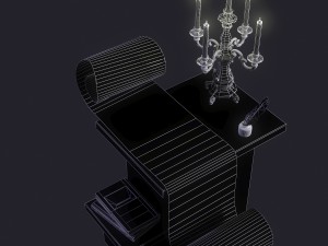 candlestick Model 3D