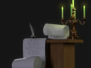 candlestick 3D Model