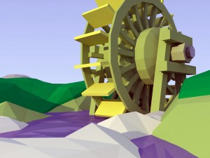 landscape 3Dモデル