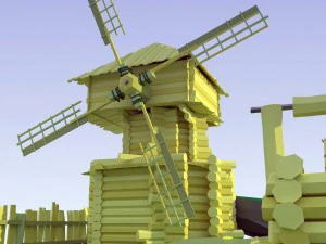 परिदृश्य 3D मॉडल