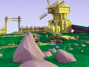 landscape 3Dモデル