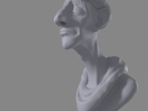 man bust 3D Model