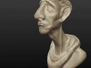 man bust 3D Model
