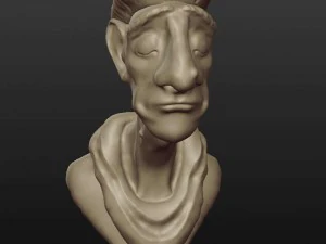 man bust 3D Model