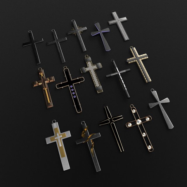 cross Modelo 3D .c4d .max .obj .3ds .fbx .stl .blend 