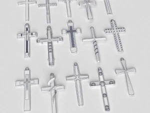 पार करना 3D मॉडल