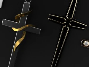 पार करना 3D मॉडल