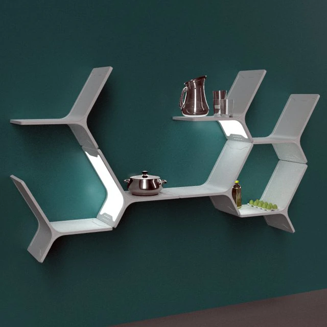 modular shelves 3D Model .c4d .max .obj .3ds .fbx .stl .blend 