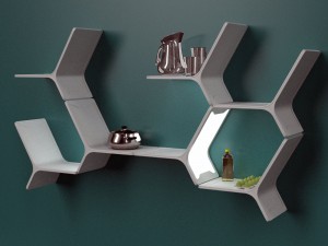 modular shelves 3D Model