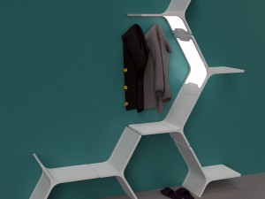 modular shelves 3D Model
