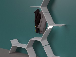 modular shelves 3D Model