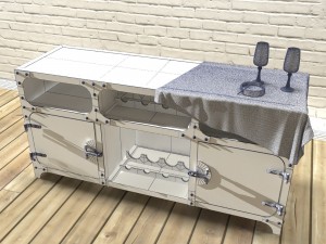 dressers 3D मॉडल