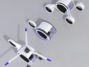 Transport Zukunft 3D Modell