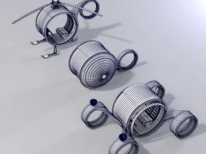 Transport Zukunft 3D Modell