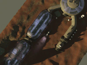 colonization rigged 3D Model