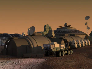 colonization rigged 3D Model