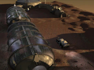 colonization rigged 3D Model