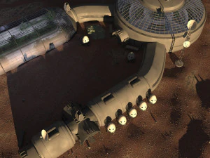 colonization rigged 3D Model