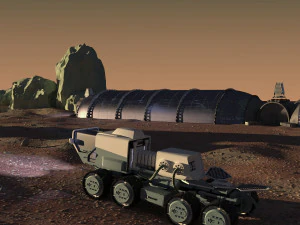 colonization rigged 3D Model