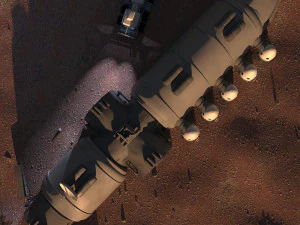 colonization rigged 3D Model
