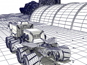 colonization rigged 3D Model